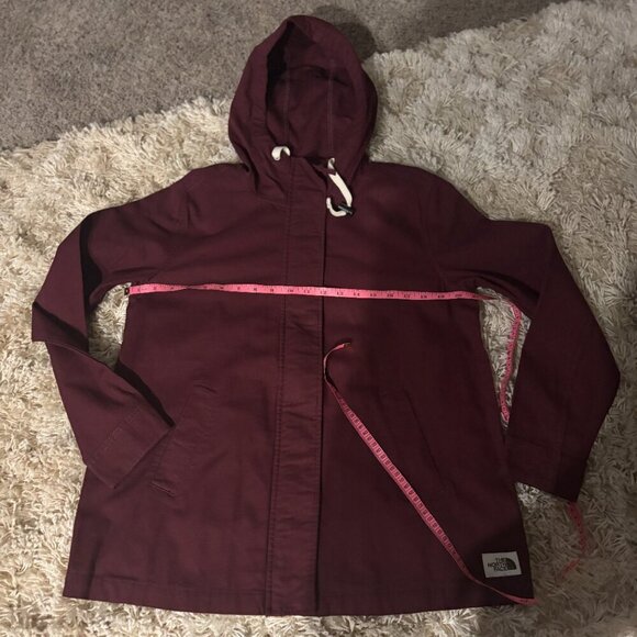 The North Face Shipler Full Zip Hoodie Womens Size Medium  Deep Garnet Red - Picture 15 of 16